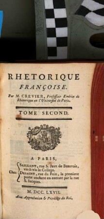 Rhétorique Françoise, 2