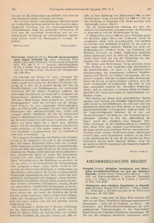 452-455 [Rezension] Dokumente zum religiösen Sozialismus in Deutschland