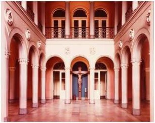Evangelisches Diakonissenkrankenhaus Bethanien, Berlin-Kreuzberg Umbau: Eingangshalle nach Restauration