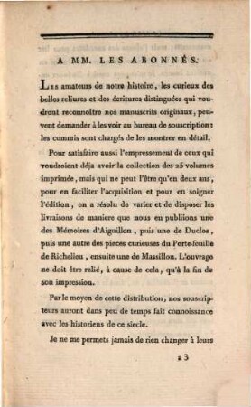 Mémoires du Ministère du Duc d'Aiguillon