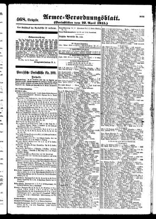 468.Ausgabe. Dienstag, 27. April 1915
