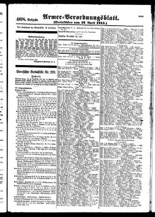 468.Ausgabe. Dienstag, 27. April 1915