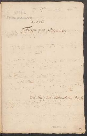 Fugen (instr.); org; g-Moll; BWV 578