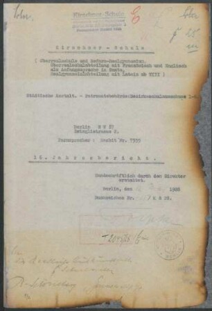 1927/28: Jahresbericht ... - 1927/28