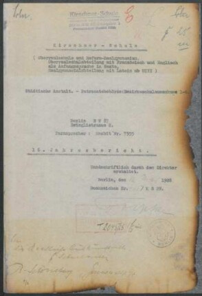 1927/28: Jahresbericht ... - 1927/28