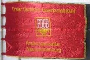 Fahne des Freien Deutschen Gewerkschaftsbundes, Kreisorganisation Neubrandenburg