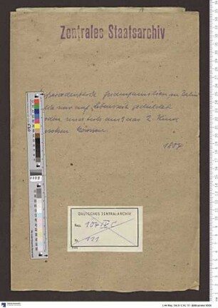 Liste von den jüdischen Familien und Hausbesitzer und Verzeichnis der Bediensteten der jüdischen Gemeinde in Berlin [für 1804]
