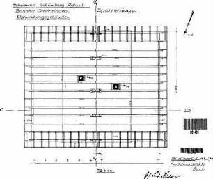 Schörzingen: Empfangsgebäude Verwaltungsgebäude Sparrenlage