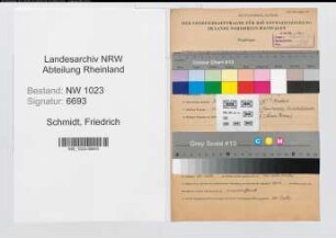 Entnazifizierung Friedrich Schmidt , geb. 13.09.1898 (Buergermeister)