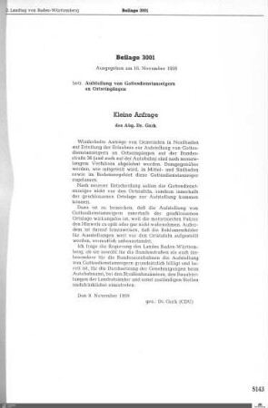 Beilagen 3001-3528: Anträge, Anfragen, Gesetzentwürfe