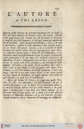 L'autore a chi legge