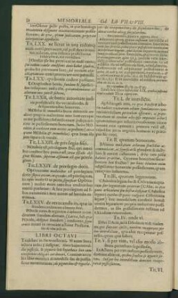 Libri Octavi