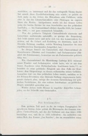 § 5. Das Greisenalter.