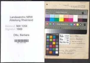 Entnazifizierung Barbara Otto , geb. 06.07.1913 (Witwe)