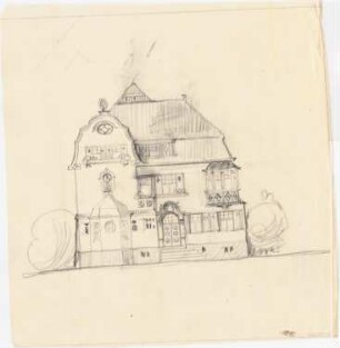 Siechenhaus, Tichau: Vorderansicht