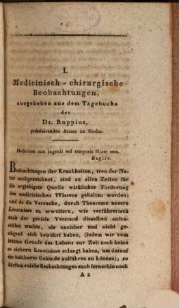 Magazin für die gesammte Heilkunde : mit besonderer Beziehung auf d. allgemeine Sanitäts-Wesen im königl. preußischen Staate. 11. 1821
