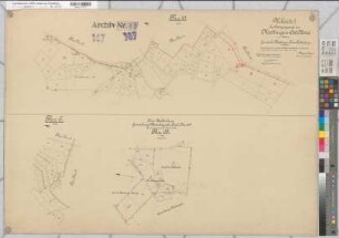 Mettingen (Mettingen), Umlegung Mettingen-Ost, Urkarte I Mettingen Flur 10, Westerkappeln Flur 68
