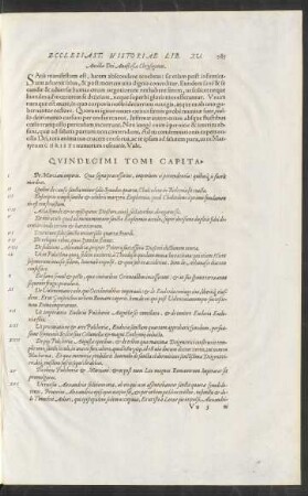 Quindecimi Tomi Capita.