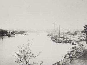 Dresden. Aussicht von der Brühl'schen Terrasse