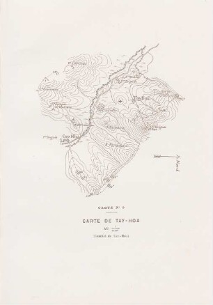 Carte No. 9. Carte de Tay-Hoa