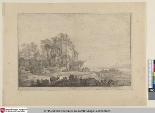 [Das Gasthaus in der Ruine; The Inn in a Ruined Building; L'auberge]