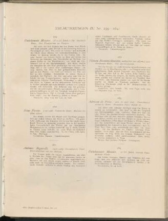 Erläuterungen zu Nr. 259 - 264: