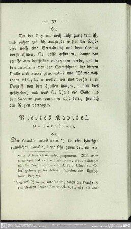 Viertes Kapitel. De Intestinis