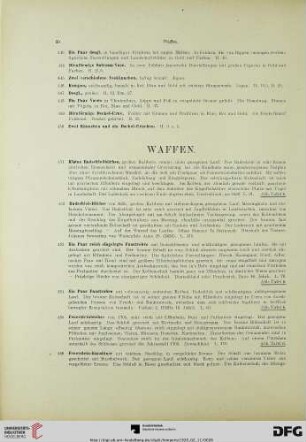 Waffen (Nr. 451-473)