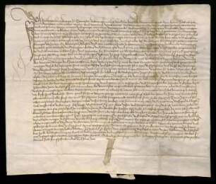 1502 März 31: Gültbrief des Balthasar Lüntz zu Cannstatt gegen die Universität Tübingen.