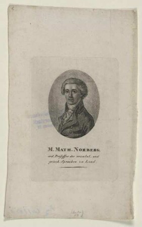 Bildnis des Matthias Norberg
