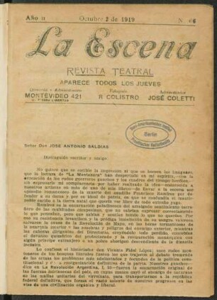 La montonera : poema heróico en tres jornadas