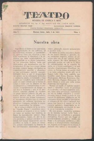 Nuestra obra