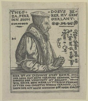 Bildnis des Theodorus Beza