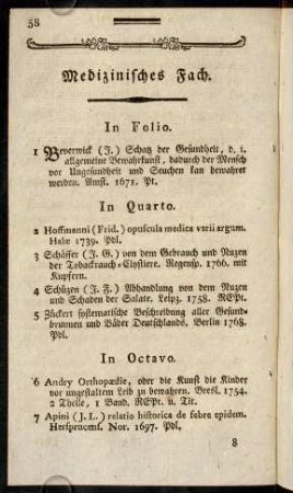58-60, Medizinisches Fach.