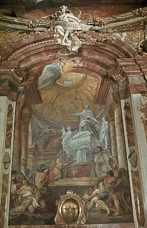 Die Verehrung des Grabmals des heiligen Johann Nepomuk