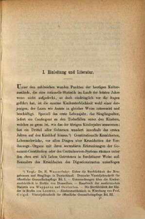 Die normale Verdauung bei Säuglingen : (Inaugural-Dissertation von Strassburg.)