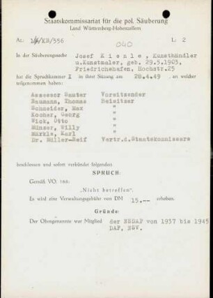 Kienle, Josef