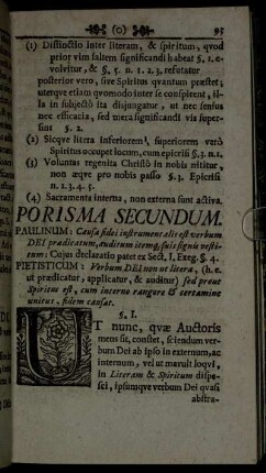 Porisma Secundum.