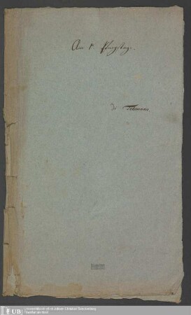 Ms. Ff. Mus. 1525 - Am 1. Pfingstage