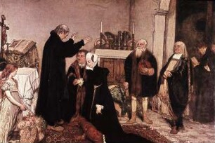 Trauung Martin Luthers mit Katharina von Bora