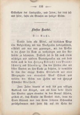 Fünftes Kapitel. Die Rache.