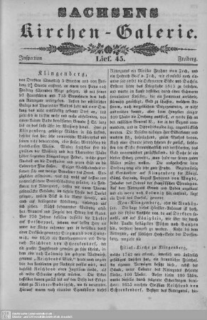 Klingenberg, Frankenstein : 45. Lieferung