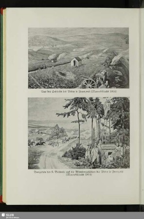 Aus der Schlacht bei Vitry le François (Marneschlacht 1914)