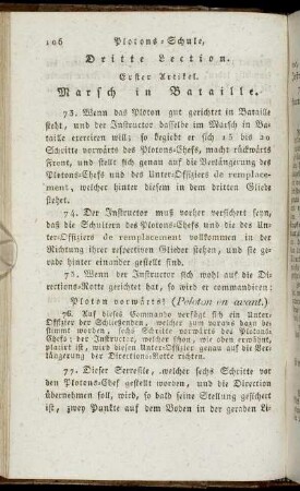 Dritte Lection.
