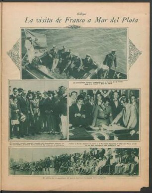 La visita de Franco a Mar del Plata