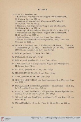Silber (Nr. 79-104)