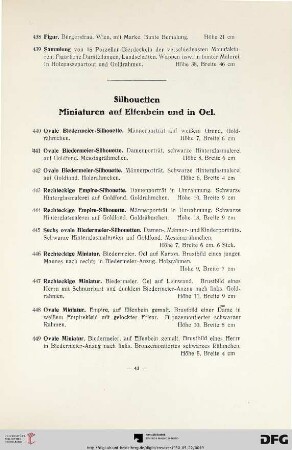 Silhouetten (Nr. 440-469)