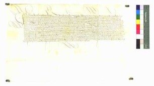 Matthäus Wallraf, Bürger zu Rottweil, der wegen wohlverschuldeter Sachen von der Stadt Rottweil inhaftiert und wieder freigelassen wurde, schwört Urfehde.