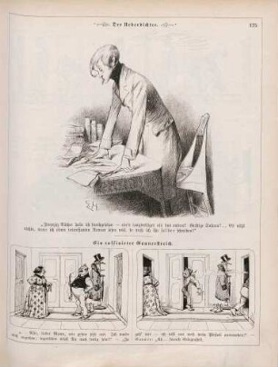 "Der Ueberdichter" "Ein raffinirter Gaunerstreich"