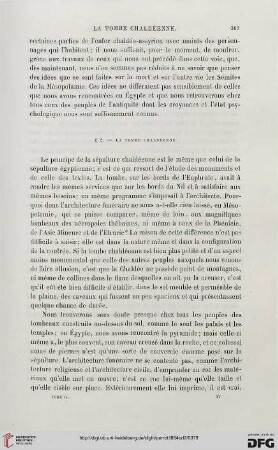 § 2: La tombe Chaldéenne